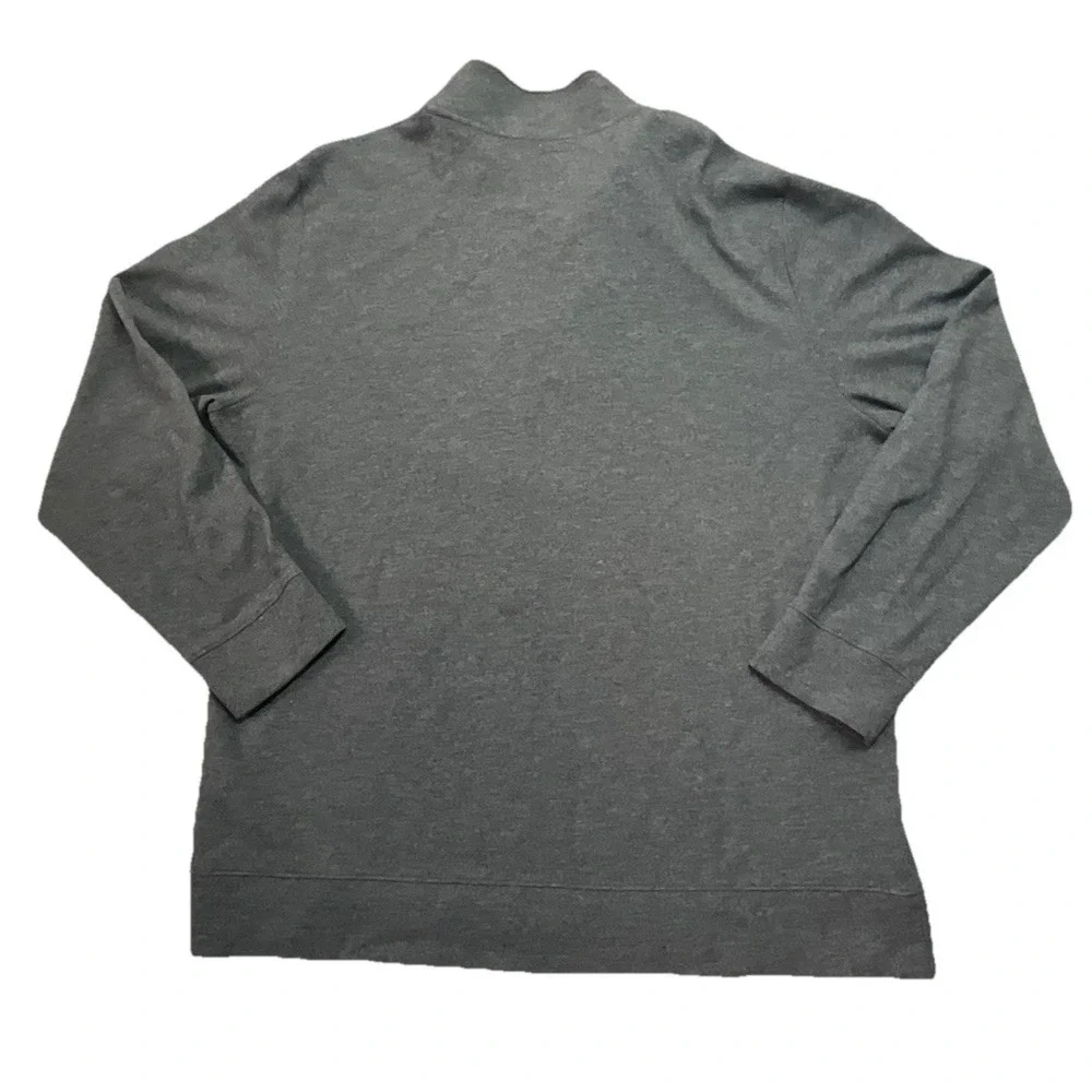 Vineyard Vines Pima‎ Cotton Quarter Zip Pullover Mens XL Charcoal Gray